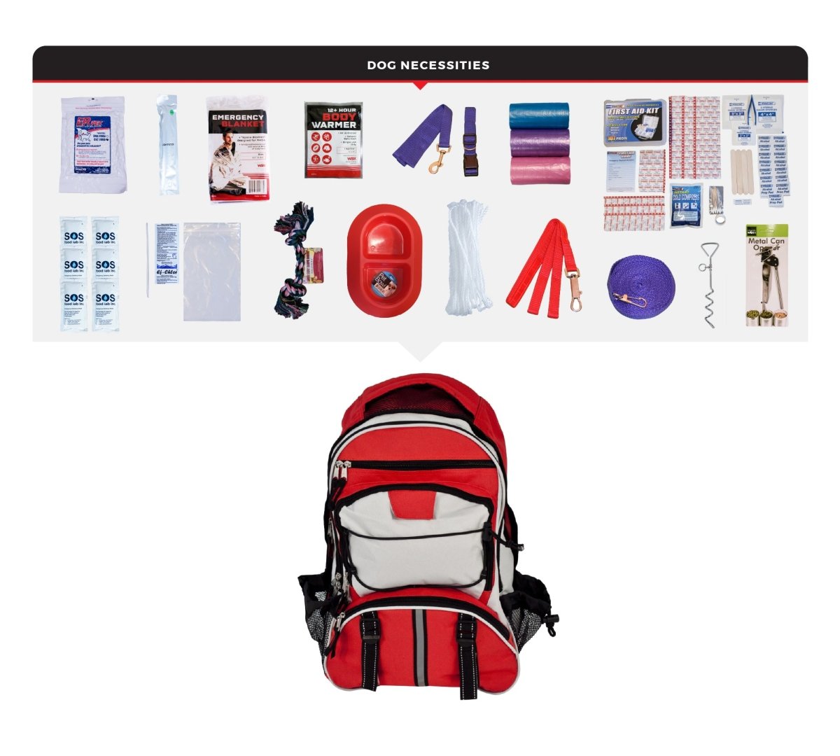 Deluxe Doggy Bug Out Bag - WSK at Uppercut Tactical